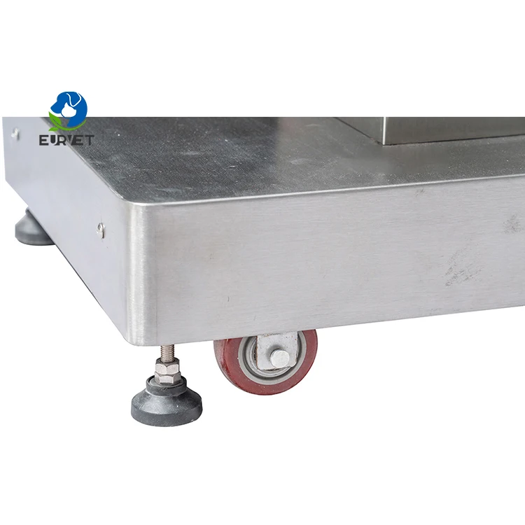EUR VET High Quality Veterinary Equipment Electric Lifting Vet Operating V-type Animal Table Stainless Steel