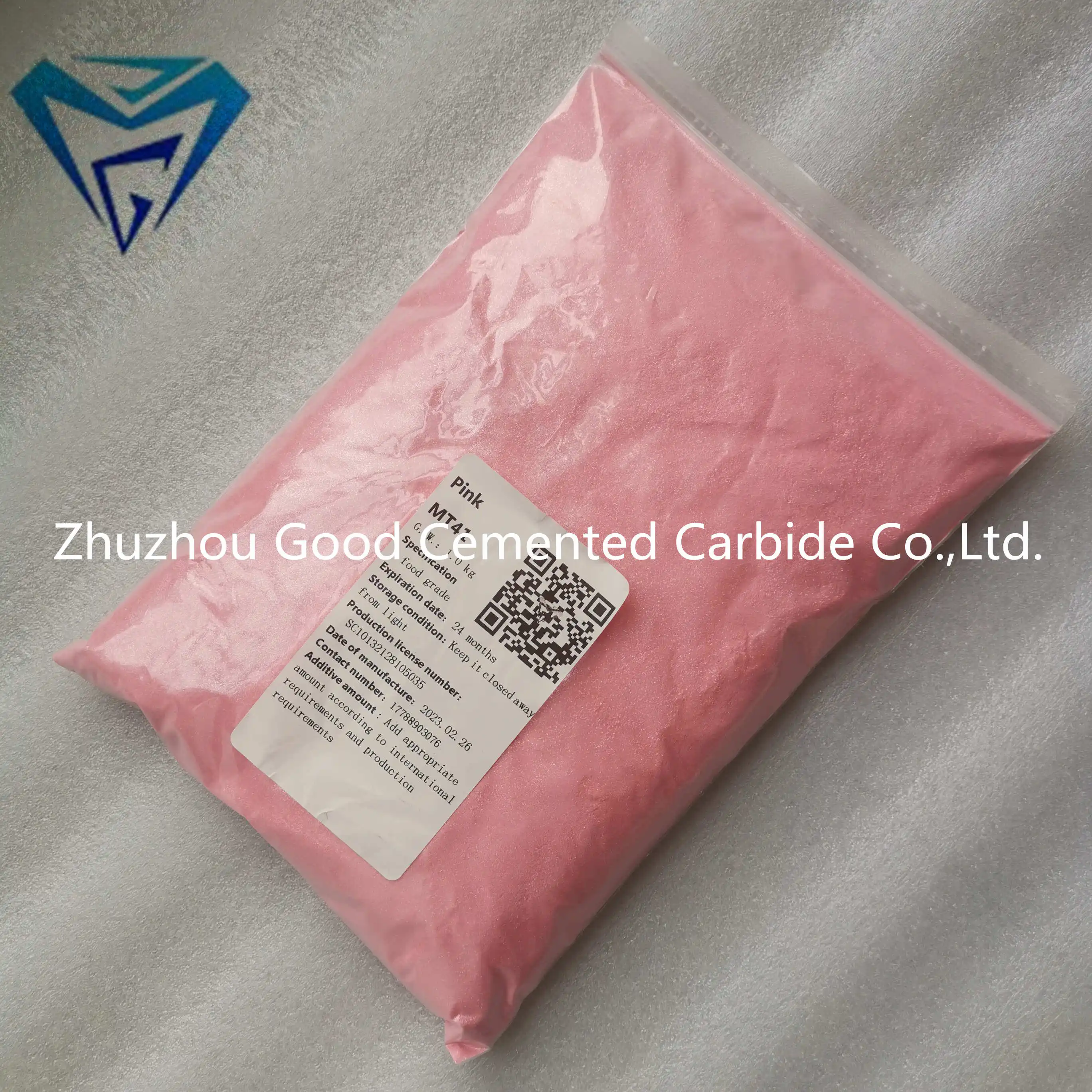 shining hot pink powder