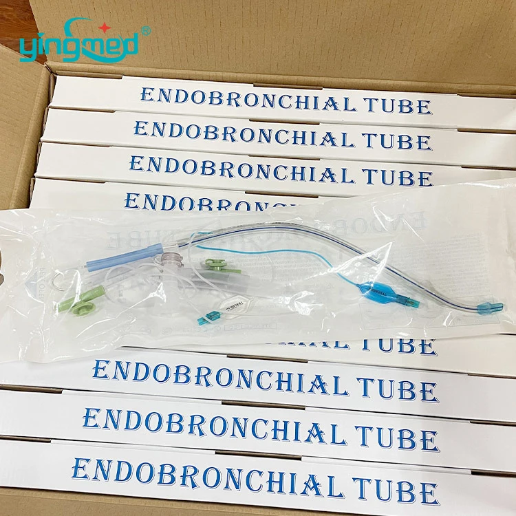 Double-Lumen Endobronchial Tube Endotracheal Tube Well Lead Bronchial Tube