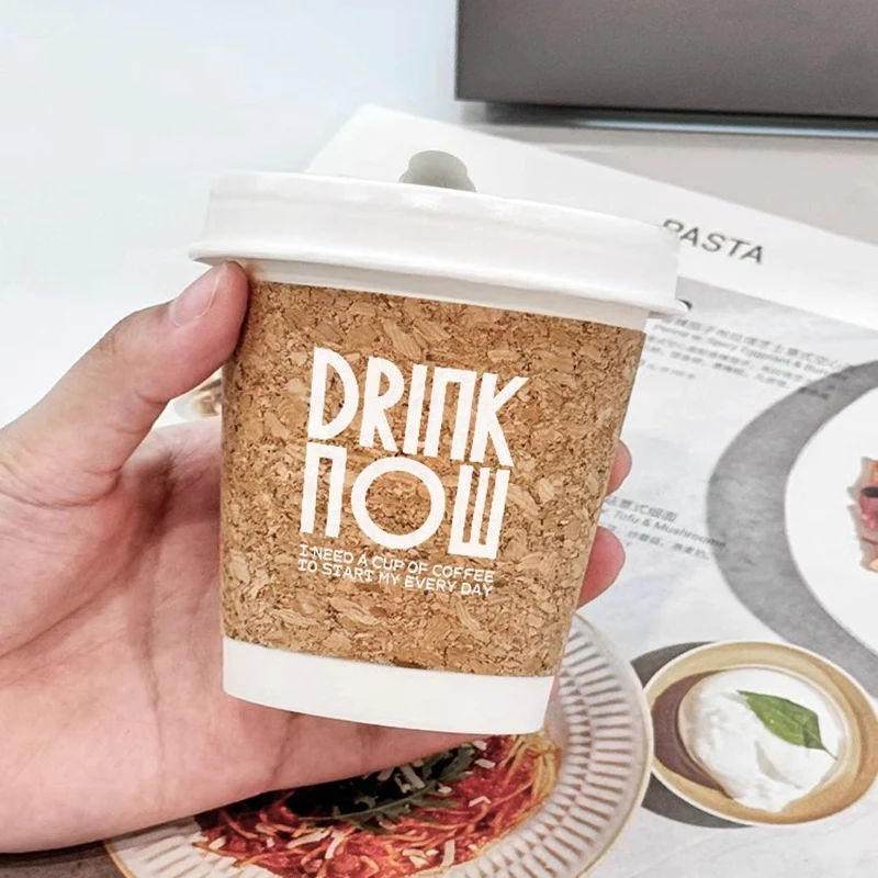 Food grade custom pla degradable 8oz 16oz to go disposable hot coffee paper cup with logo