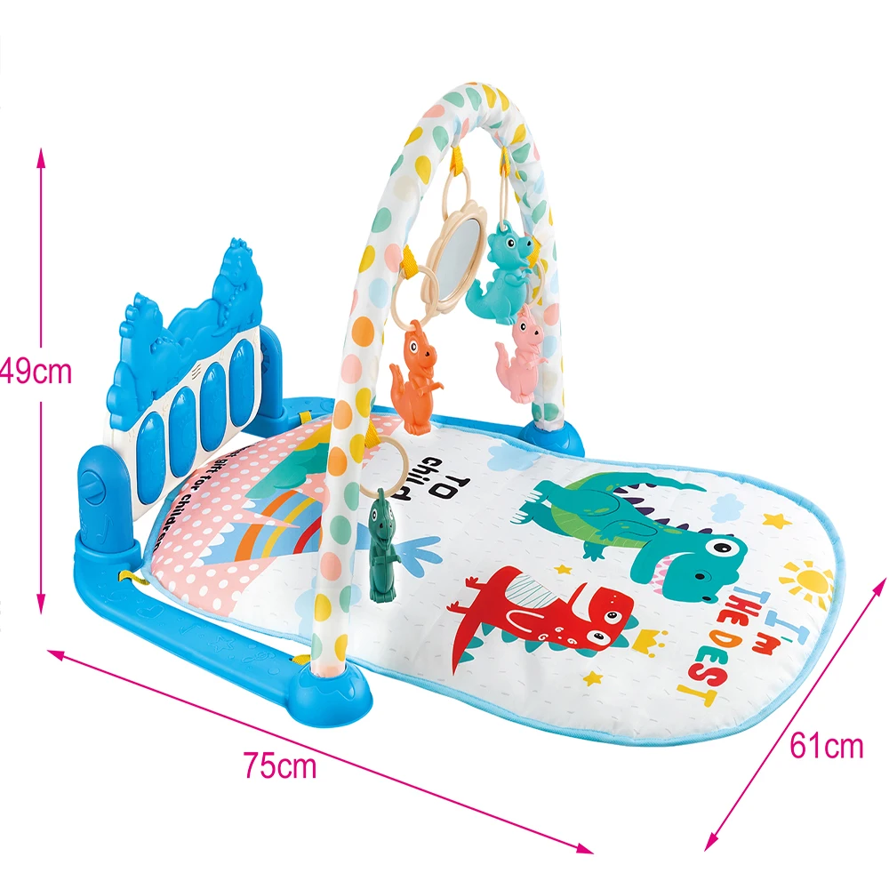 Manufacturer Wholesale baby play mats infant tummy time piano mat play activity gym for babies 0-12 months