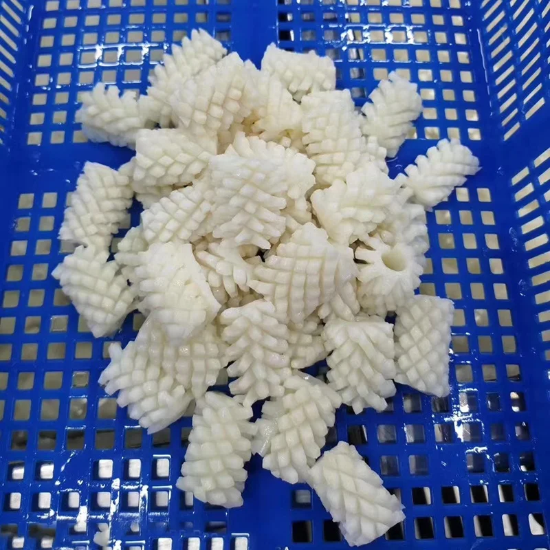 
Factory direct sale high quality clean frozen squid flower 