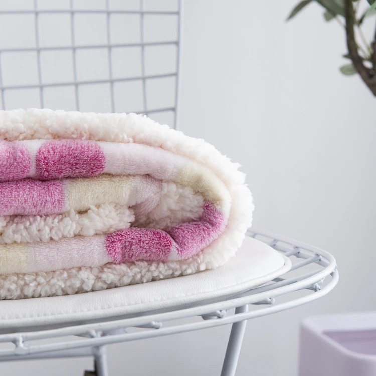 
The Dot Pattern Newborn Gift Monthly Baby Milestone Blanket Kids Swaddle Photo Blanket 