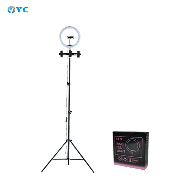 Горячая Распродажа световая фотография с регулируемой яркостью селфи RGB светодиодная кольцевая Светодиодная лампа