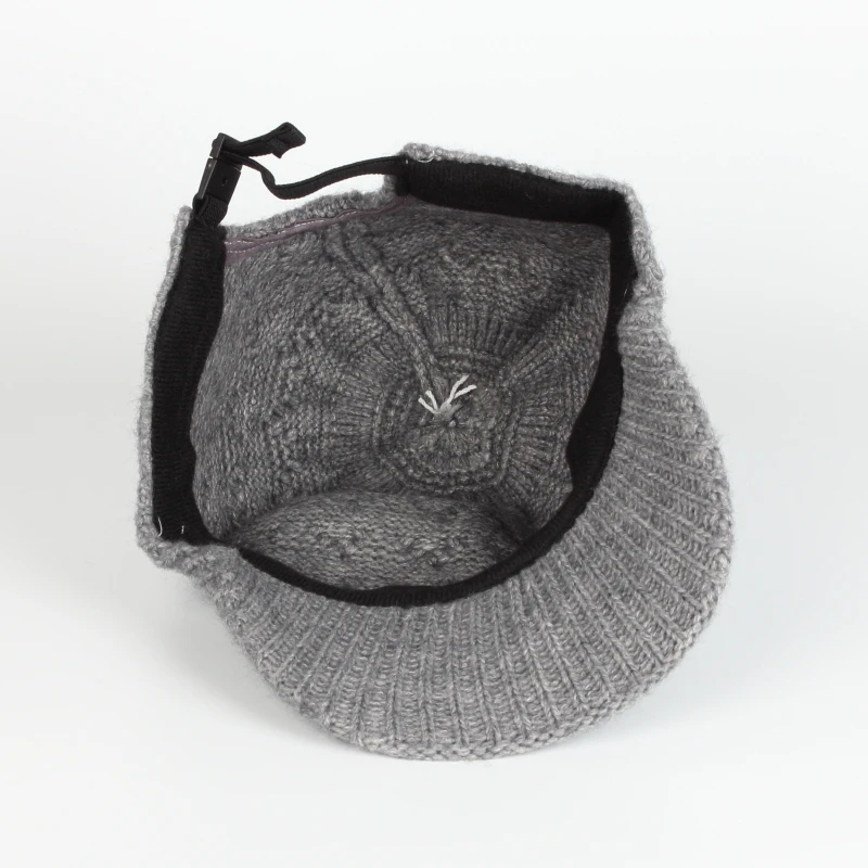 Wholesale New Fashion Winter Chic Wool Knitted Braid Diamond Baseball Gorras Trucker Golf Dad Hats For Women