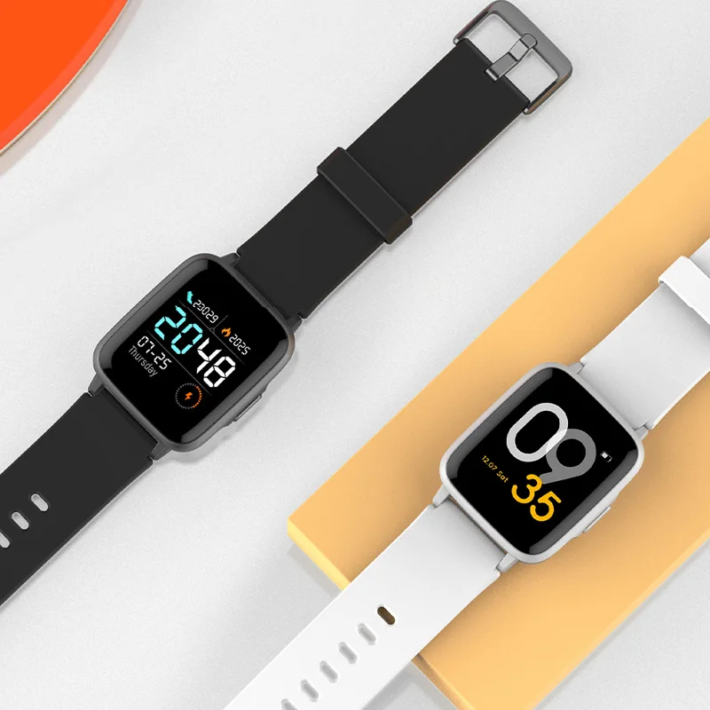 Xiaomi Youpin Haylou LS01 Fitness Sports Automatic Wrist Lady Android Man Mens Smart Digital Watch Band Women LCD Touch Screen