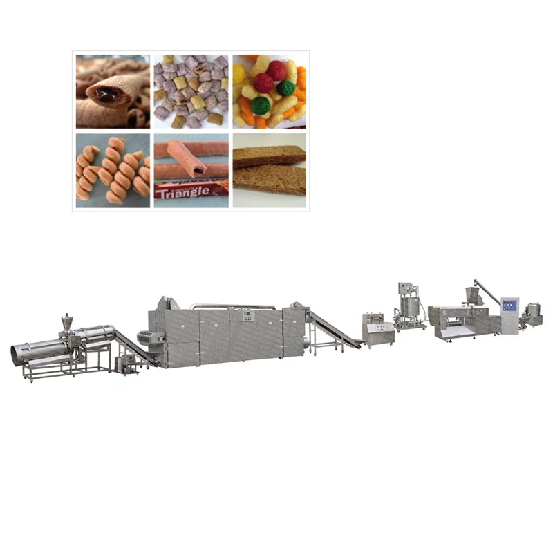 Automatic Core Filling Snacks Food Machine Puffed Corn Snack Making Machine Snack Food Machine