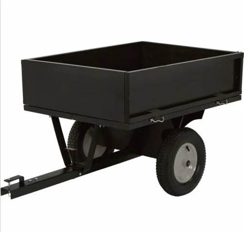 
china lawn trailer for garden or farm tilted trailer 