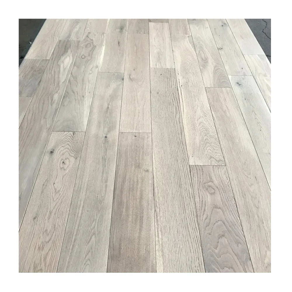 2022 New  indoor usage 18x125xRL Solid hardwood white color oak wood flooring