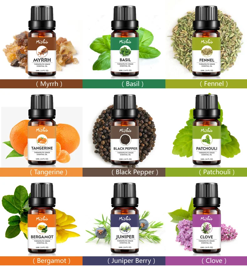 Wholesale Massage Aromatherapy Oil 10ml 100% Pure Organic Therapeutic Grade Lavender Essential Oil for Car Diffuser