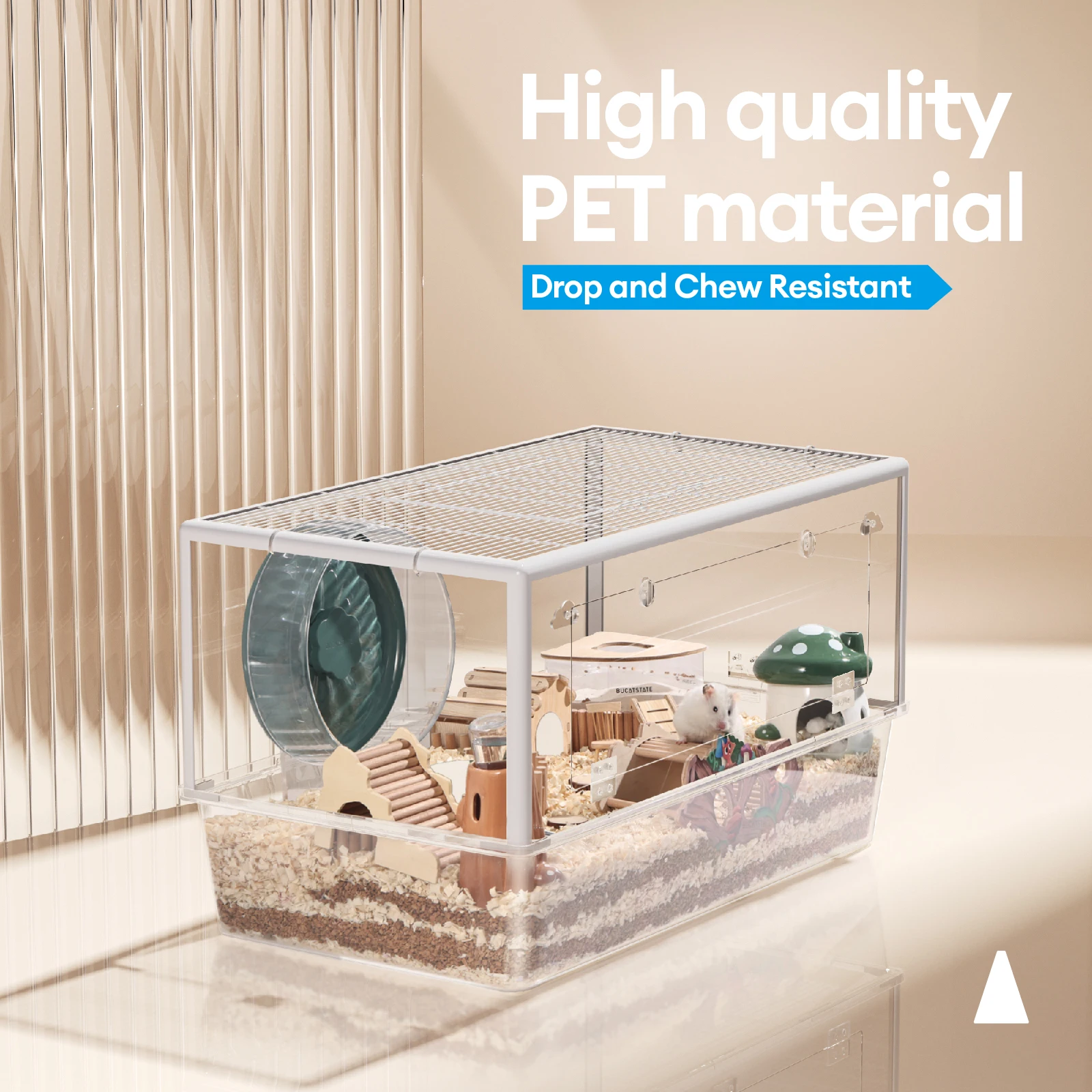 Customisable Breathable Clear 85cm Oversized Plastic Hamster Cage