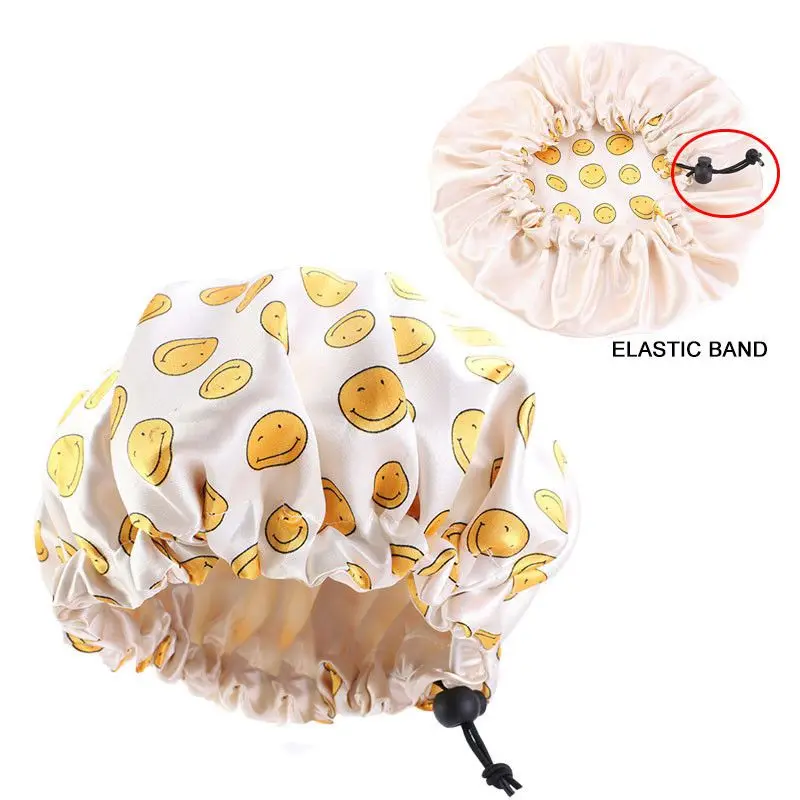 Top quality double layer adjustable  bonnet Wholesale custom silk hair baby bonnet