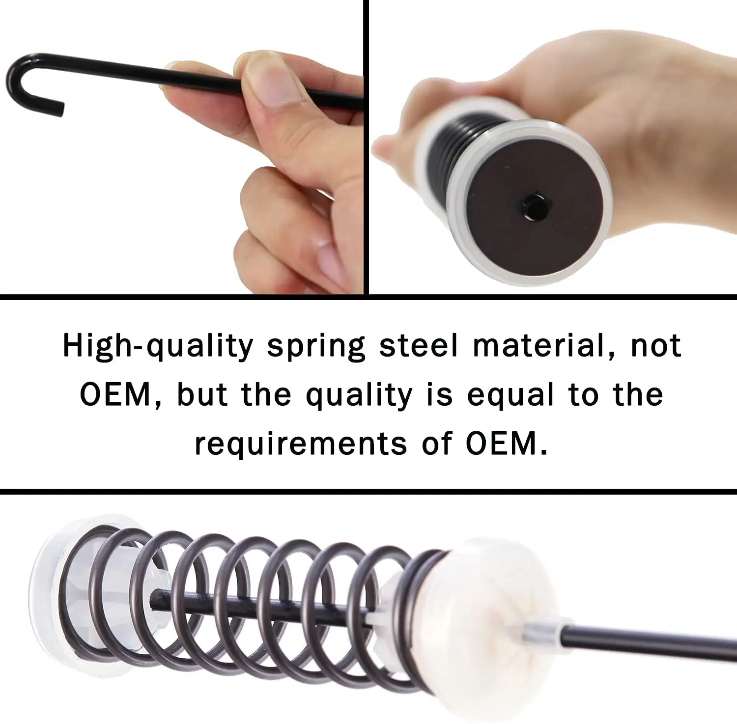 Best Seller W10780048 Washing Machine Accessories Spare Parts  Washer Hanging Rod Kit Compatible with Whirlpool Washing Machines