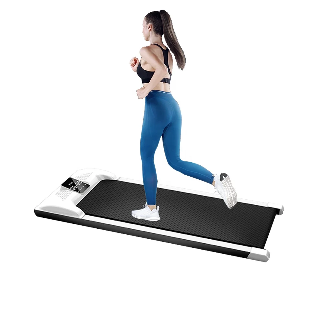 Ultra thin and silent portable walking treadmill under desk intended for home / office