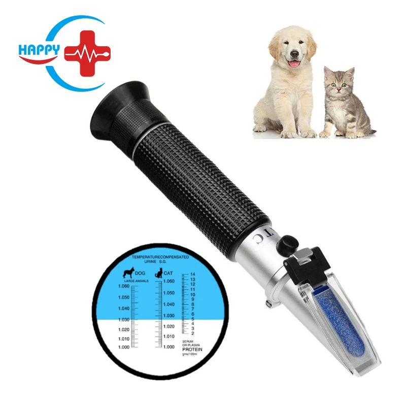 HC-R040 Hot Sales Veterinary Animal Handheld Clinical Refractometer Professional Pet Urine Refractometer For Dog Cat Clinic Use