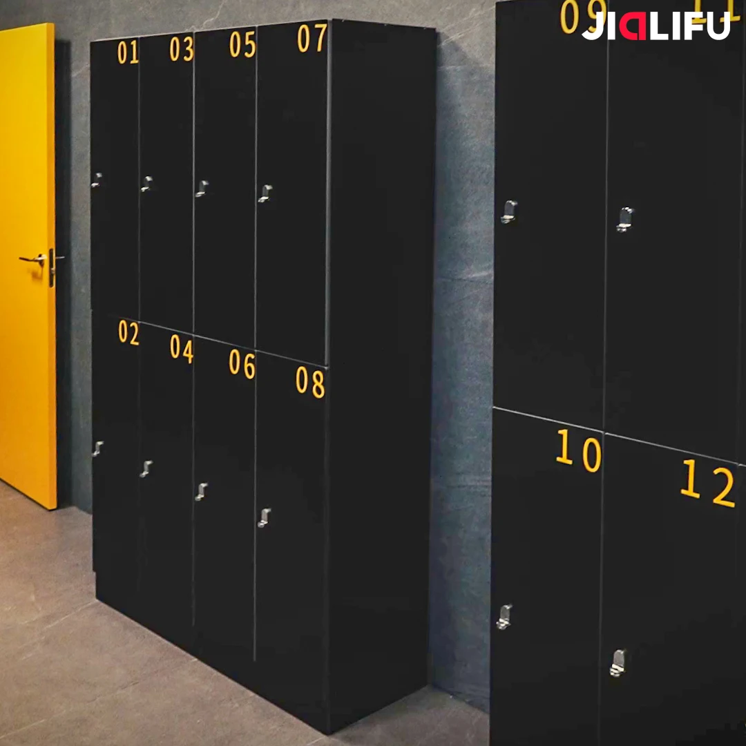 Hot Sale Custom Style Spain 2 Compartment Gym Locker With Number Plates