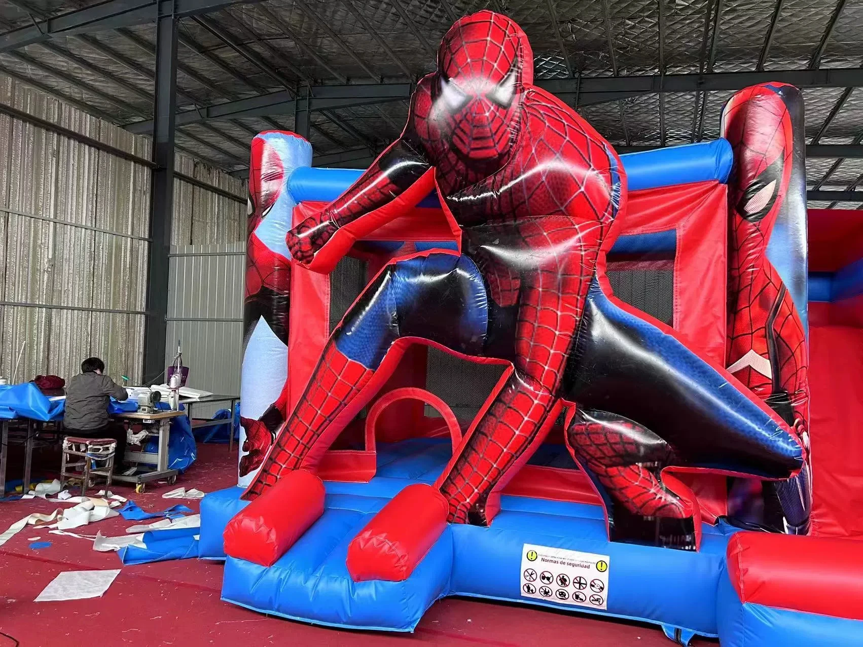 Outdoor Games Commercial Inflatable Bounce House Spiderman Bouncy Castle Inflatable Castle And Indoor Amusement Equipment