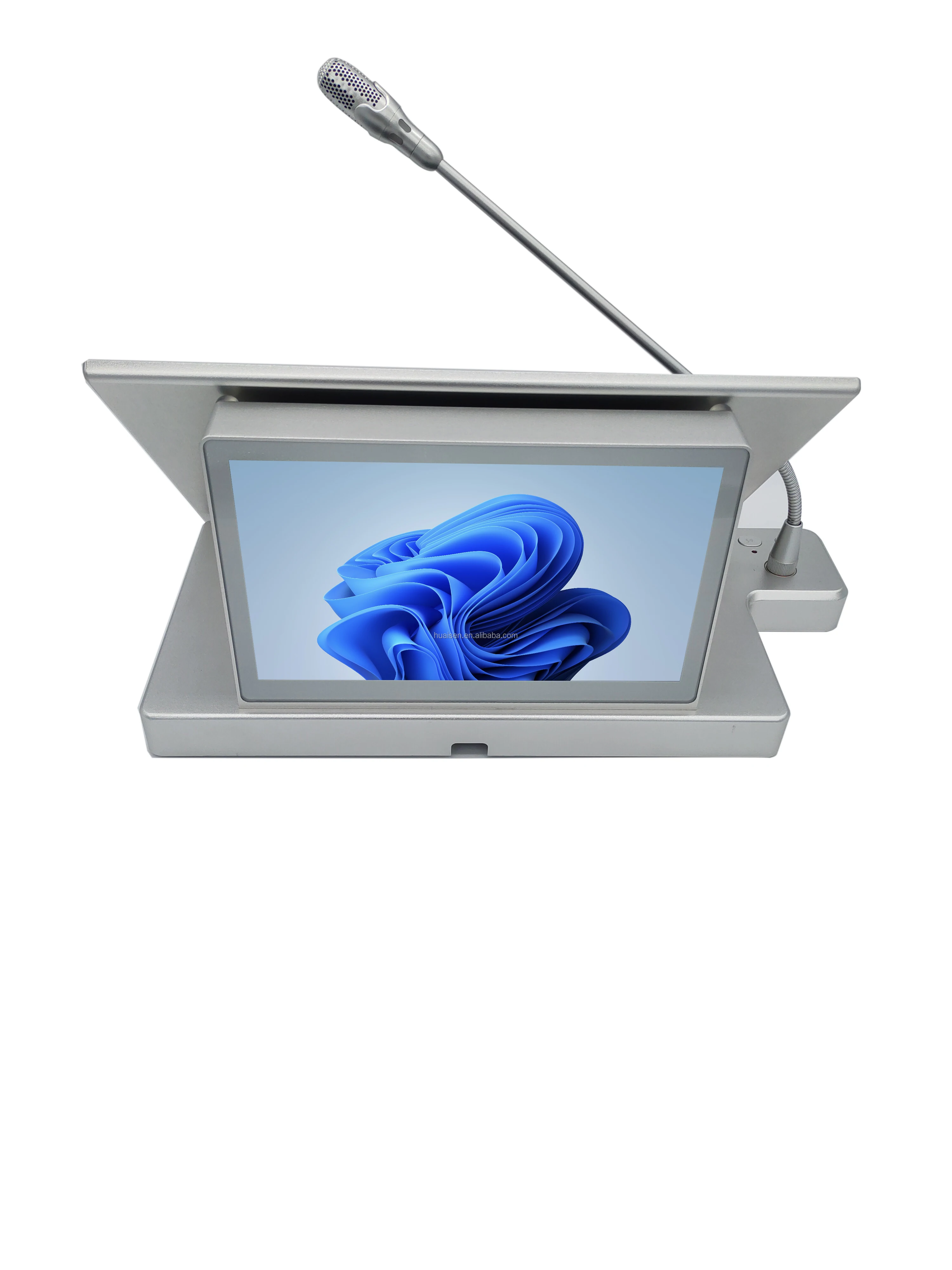 Factory Direct Sale Desk Computer Motorized System Mechanism Flip Up Lcd Monitor Lift With Microphone Office Equipment