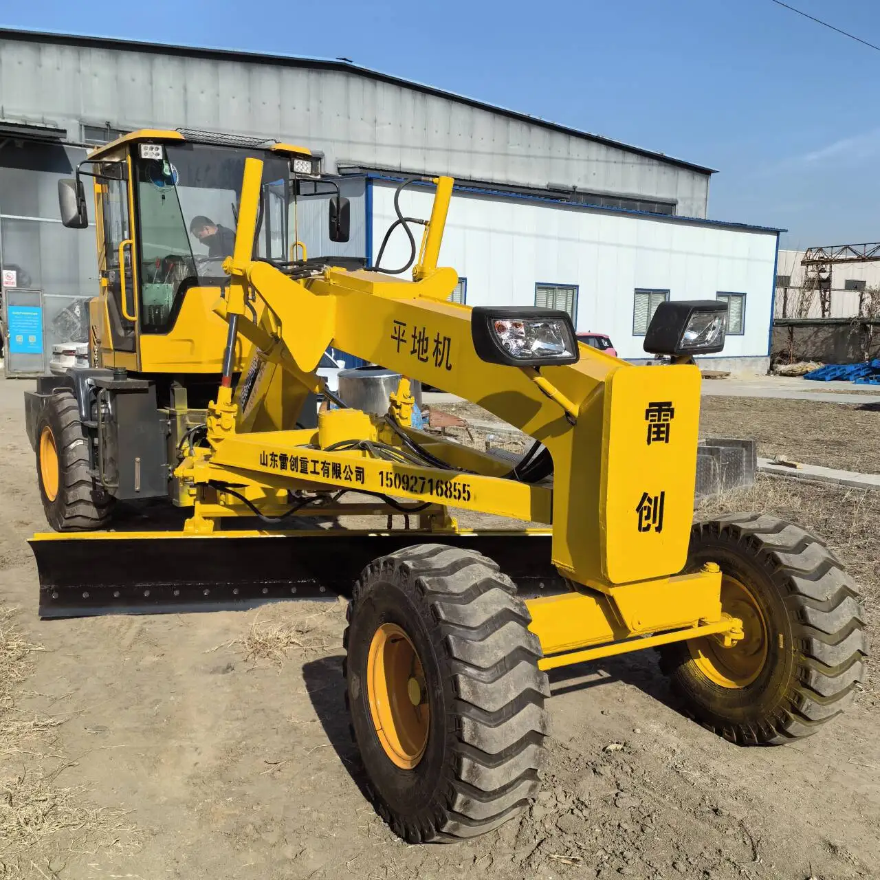 Construction Machinery Utility Ride-On Grader Heavy Equipment new  5T Grader With Low Price