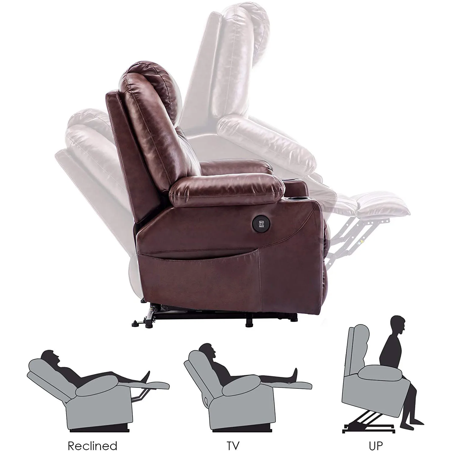 Modern supplier living room furniture leisure comfortable swivel relax massage recliner chair