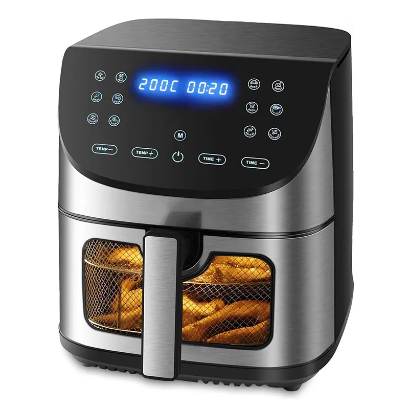 Smart air fryer 9L SKD CKD factory price Digital display 12 preset menu household kitchen appliance air frier