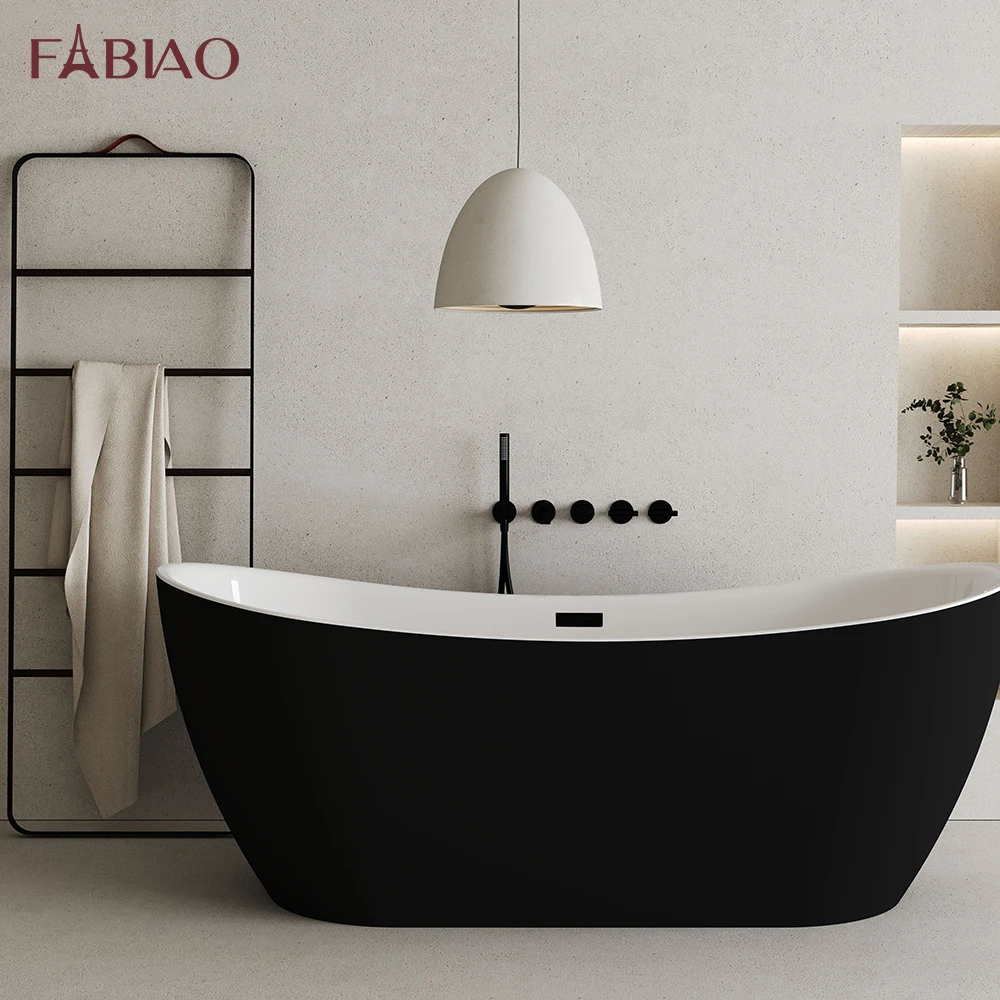 Factory directly sale Oval Shaped Acrylic Resin solid surface Bath Tub Bathroom Bathtub for disabled baby spa