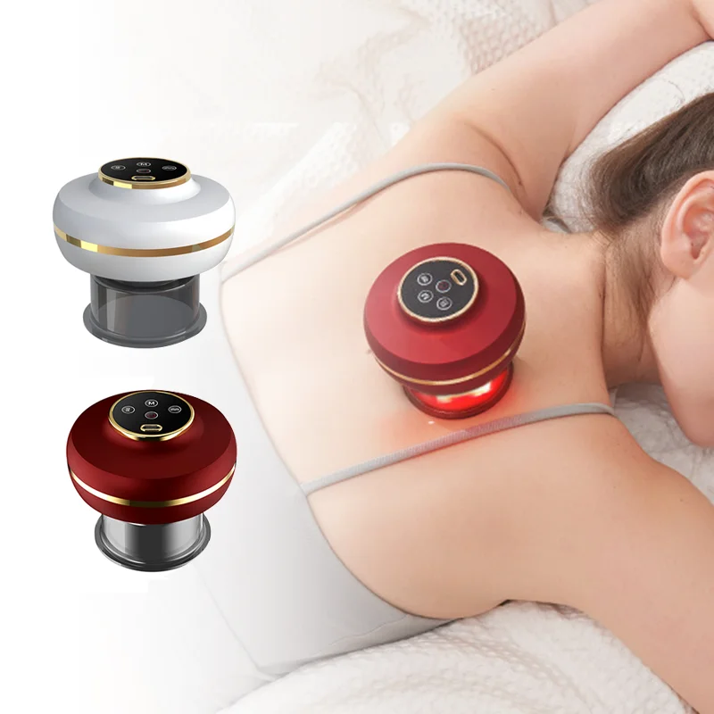 Top Seller Electric Smart Massage Therapy Hijama Cupping Customized logo Machine Device Gua Sha Chinese Electric Cupping