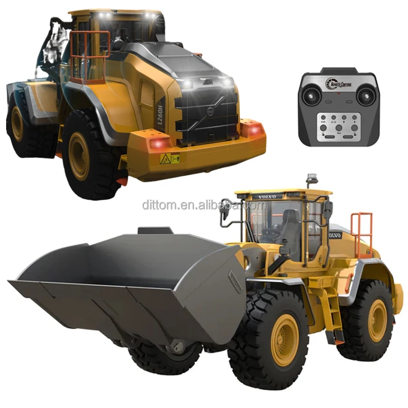 DoubleE E592-003 L260H Loading Bulldozer Truck 1:16 2.4G Rc Alloy Construction Wheel Loader