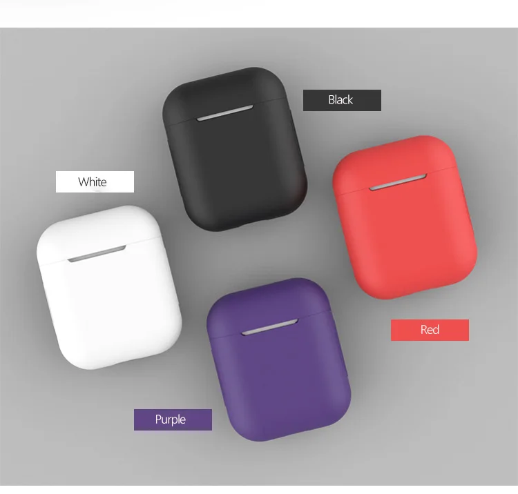 
Wholesale Custom Protective Simple Silicone Case Cover For Airpod Pro Anti-lost Designers For Airpod 2 Case 