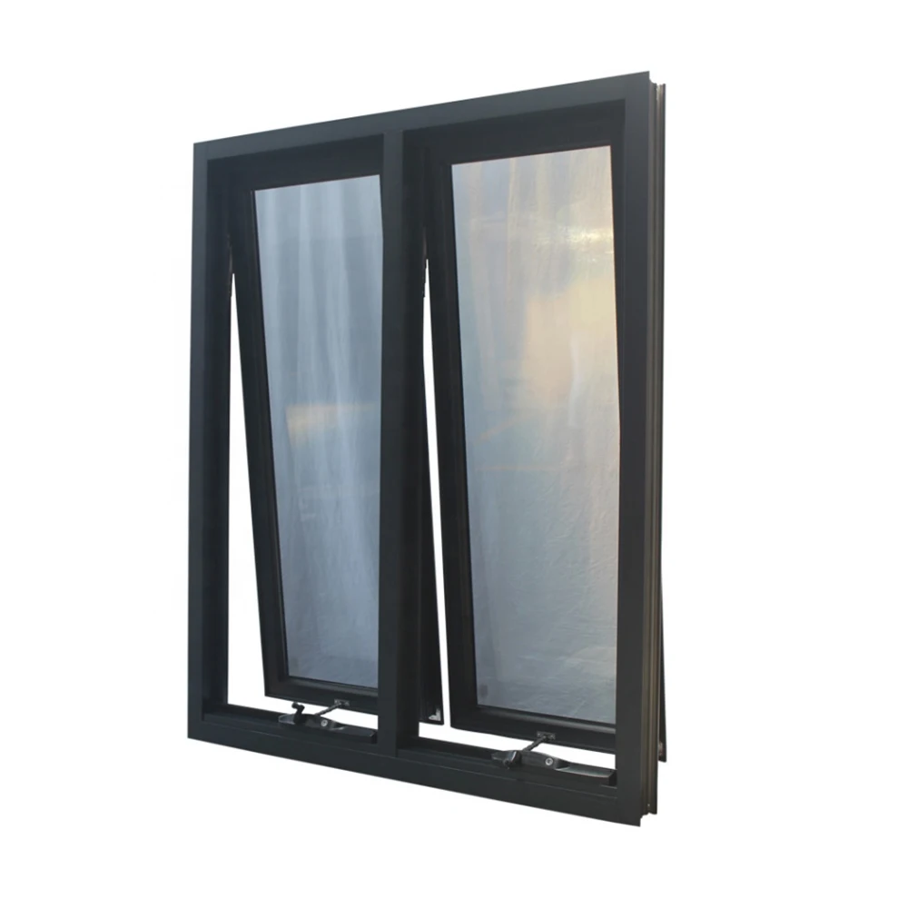 Aluminum alloy awning window/Combined Aluminum Windows/waterproof heat insulation bathroom