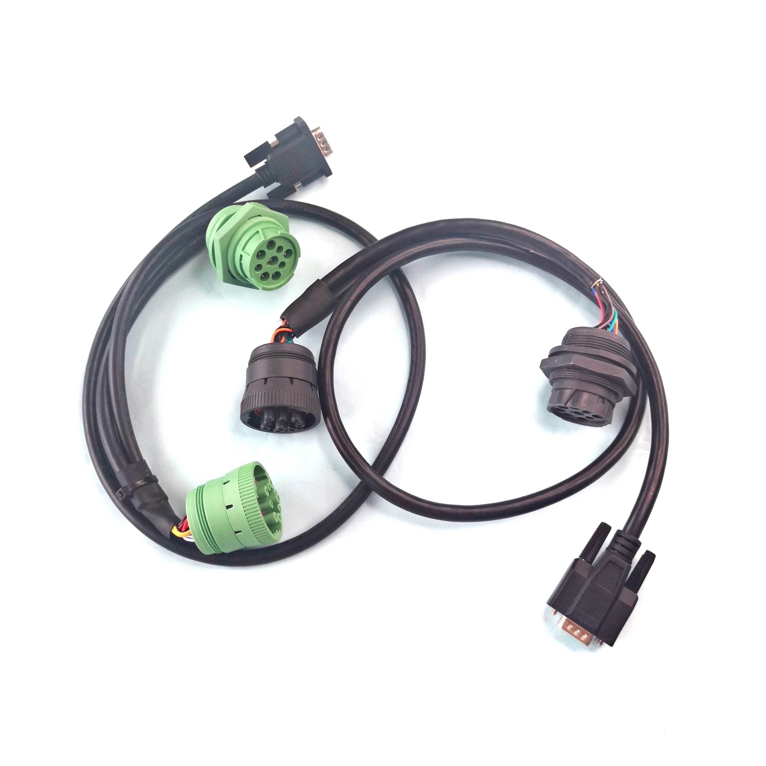  SAE J1939 второго типа Y кабель Deutsch 9 контактный разъем мужского и женского пола OBD2 OBDII 16Pin грузовик с прицепом для автомобильной диагностики жгута