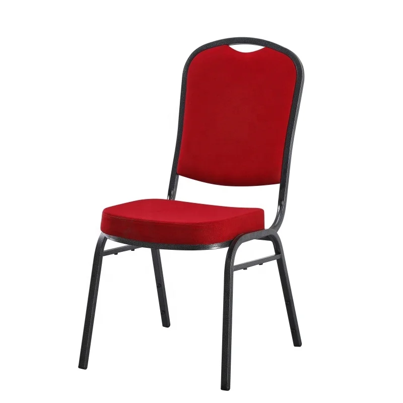Factory Wholesale Stacking Metal Frame Banquet Chairs Hotel Furniture