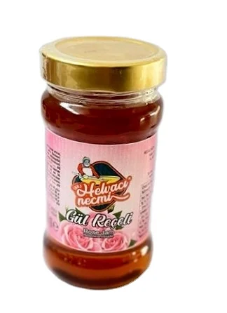 High Grade Wholesale Rose Jam Directly from the Manufacturer Sweet Premium Quality 380 gr Organic Made in Turkey