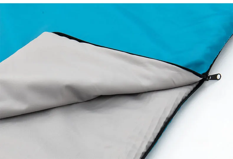 Custom 3 layer Large polyester travel foldable Waterproof Camping Picnic sleeping bag for outdoors beach with storage bag
