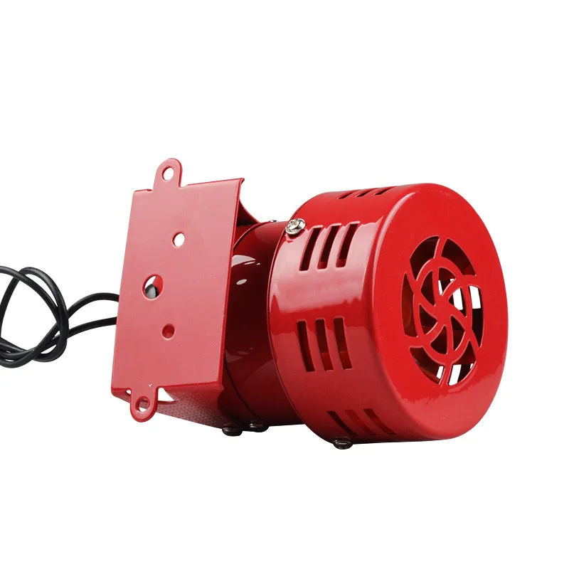 CE ISO CCC IEC certification Ms-190 electric mini motor siren alarm DC 12V 24V  AC 110V 220V