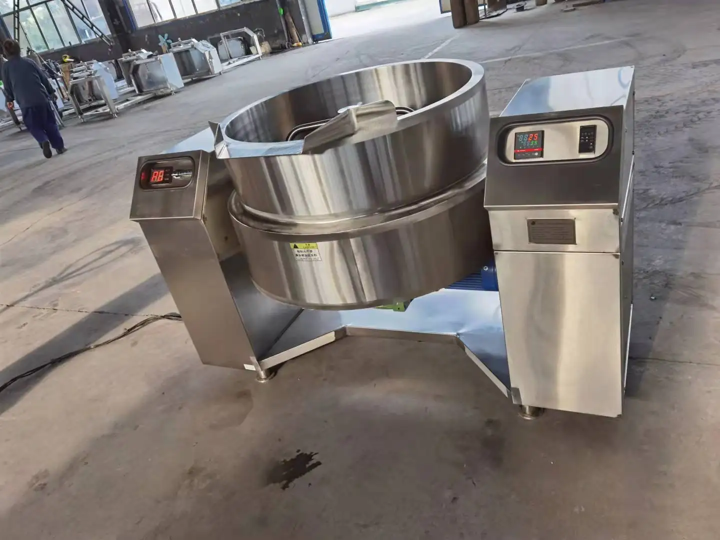 Индукционная модель электромагнитного нагрева планетарного перемешивания приготовления пищи автоматический жаккардовый чайник