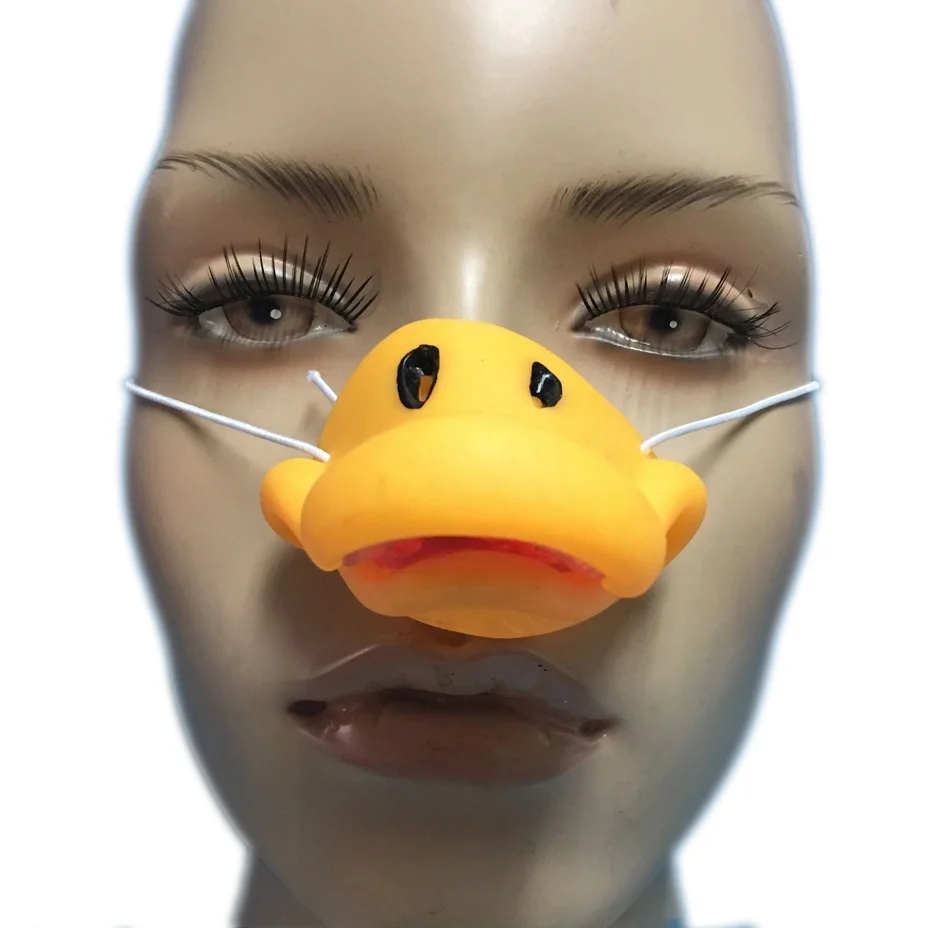 Animal Nose with elastic Carnival Party lovely hippo, Mouse,Duck,Parrot Mouth Mask Promotion gift Unisex Adult
