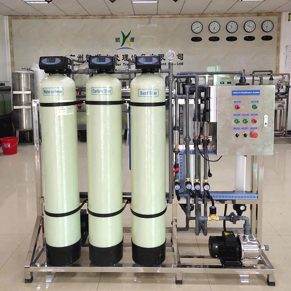 1000Lph Ultra filtration Membrane Water Purifying Filter Machine UF Drinking Water Treatment System Plant