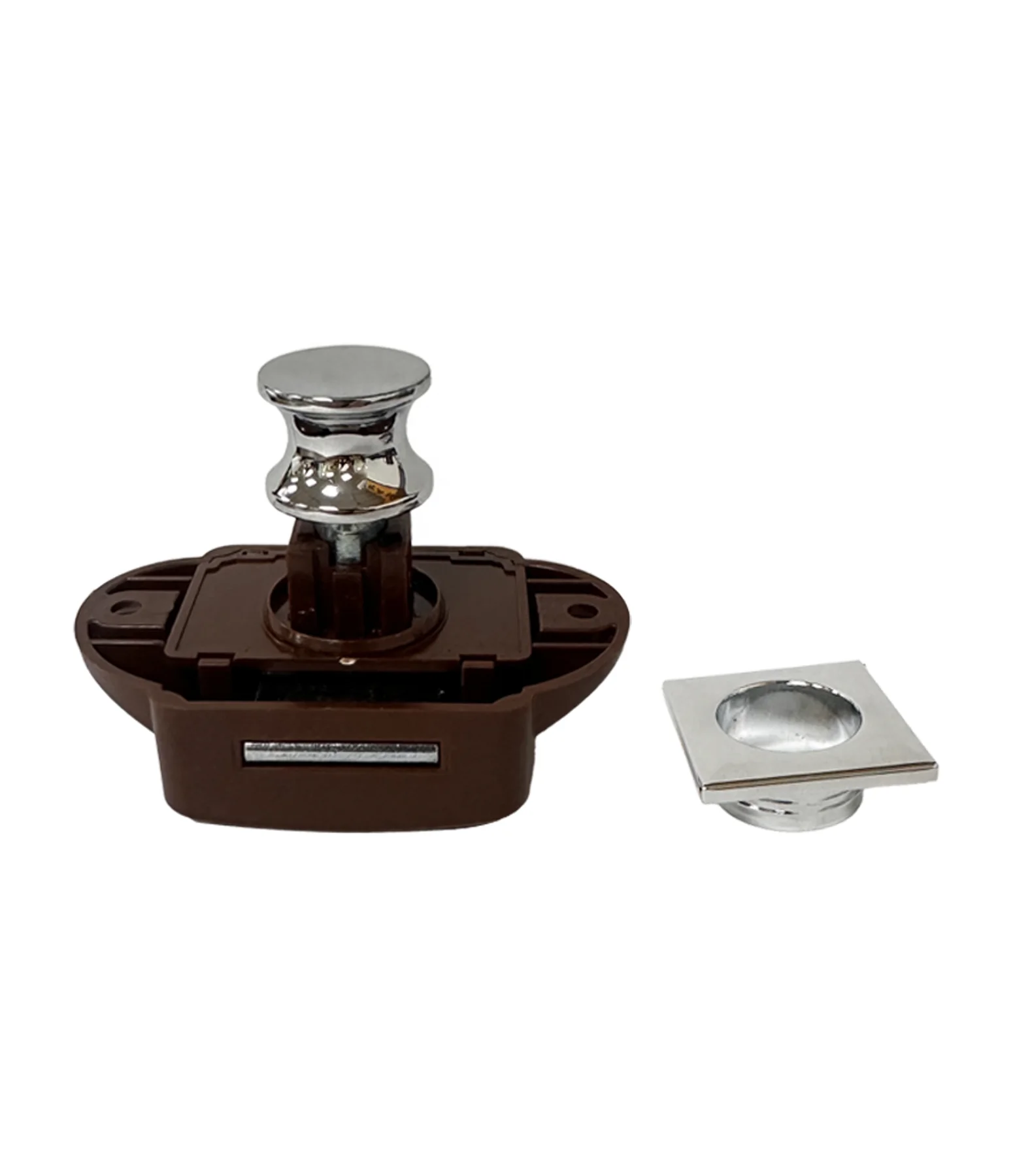 TYTXRV Mini Push Button Drawer Cupboard Catch Lock Camper Lock Push Button Door Latch For Rv Caravan Cabinet 10pcs/Box