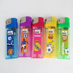 2022 Custom butane electric disposable cigarette lighter BAIDA