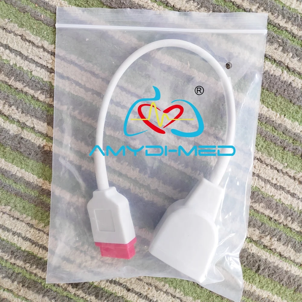 IBP Cable GE Marquette 35cm 11 Pins Dual Connectors IBP Transducer Cable IBP Adapter Cables