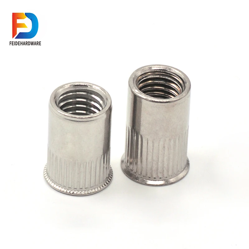 high quality china rivet nut manufacture m3 m5 m6 m12 small side countersunk head stainless steel Rivet Nut