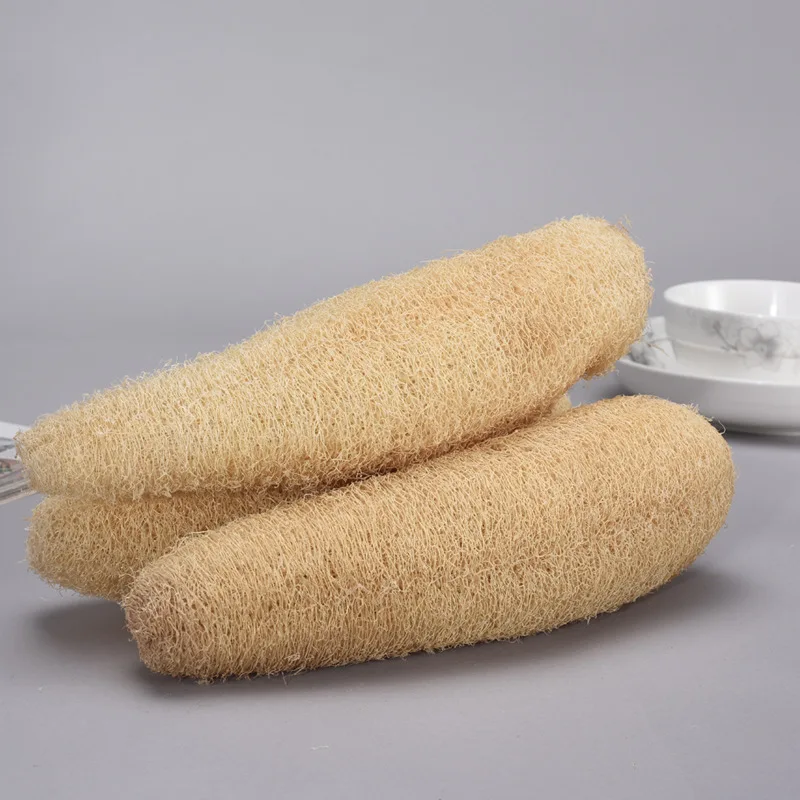 Natural Rectangle Wood Pulp High  absorbent Eco friendly kitchen Loofah sponge