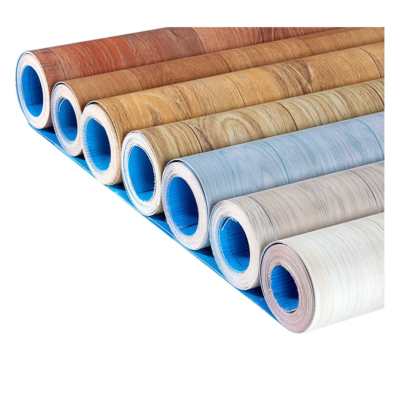 High Quality plastic garage flooring tiles Blue Backing Mute Waterproof Fireproof Recycled 1.0mm PVC Flooring Roll