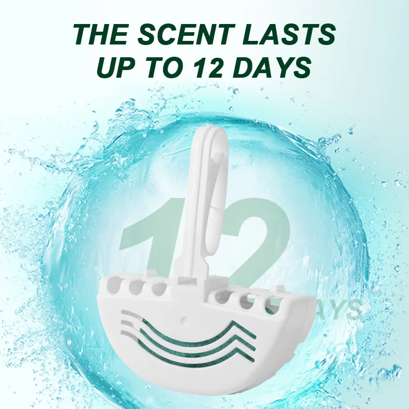 Long Lasting Natural Fragrance Automatic Toilet Bowl Cleaner Wc Detergent Hanging Toilet Rim Block