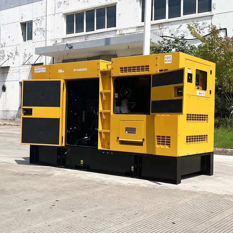 New soundproof diesel generator with Cummins engine NTA855-G1A 220KW 250kw 300kva diesel generator set