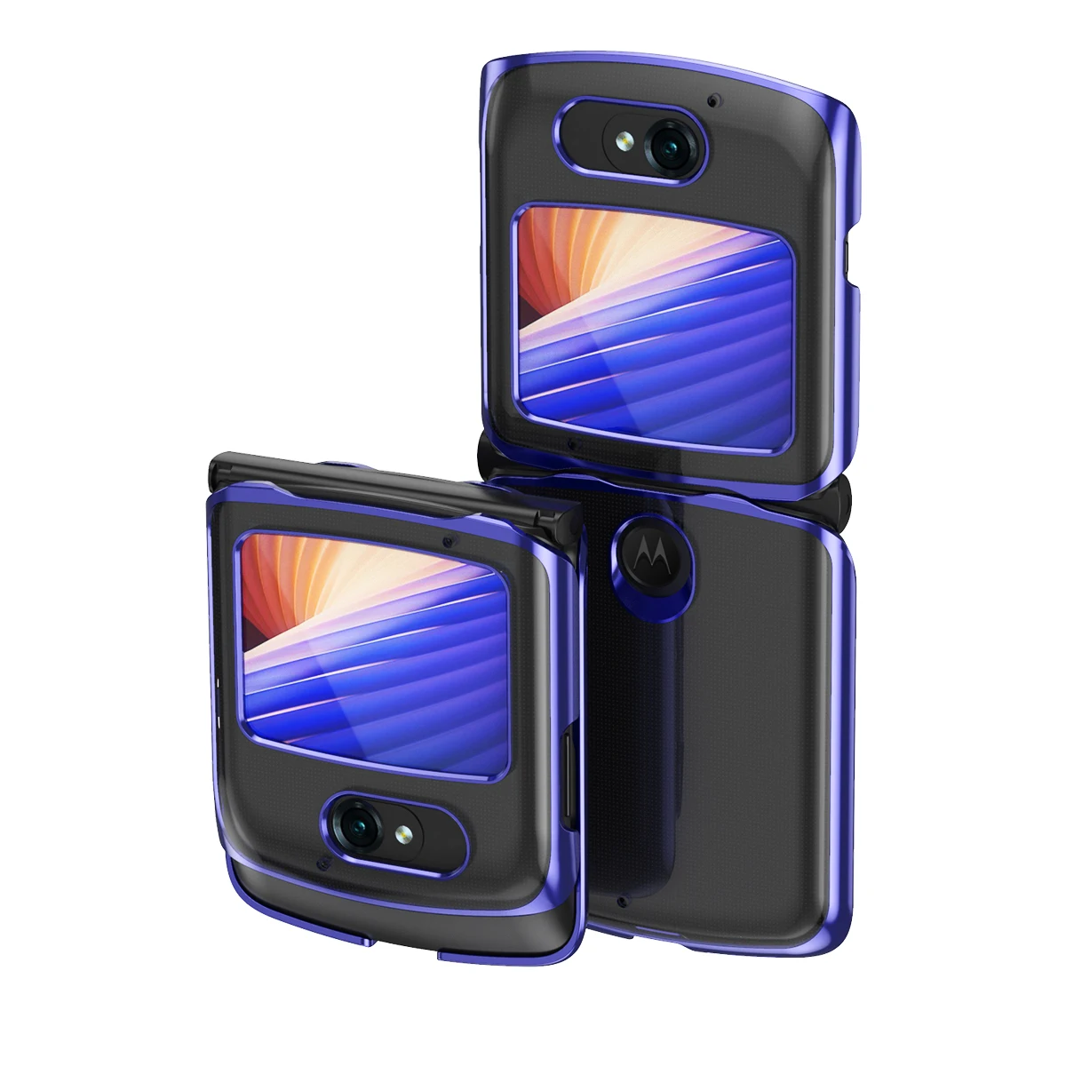 2021 New 5g Version Of The Stylish Painted All-inclusive Anti-fall Plastic Hard Phone Case Is Suitable For Motorola Razr