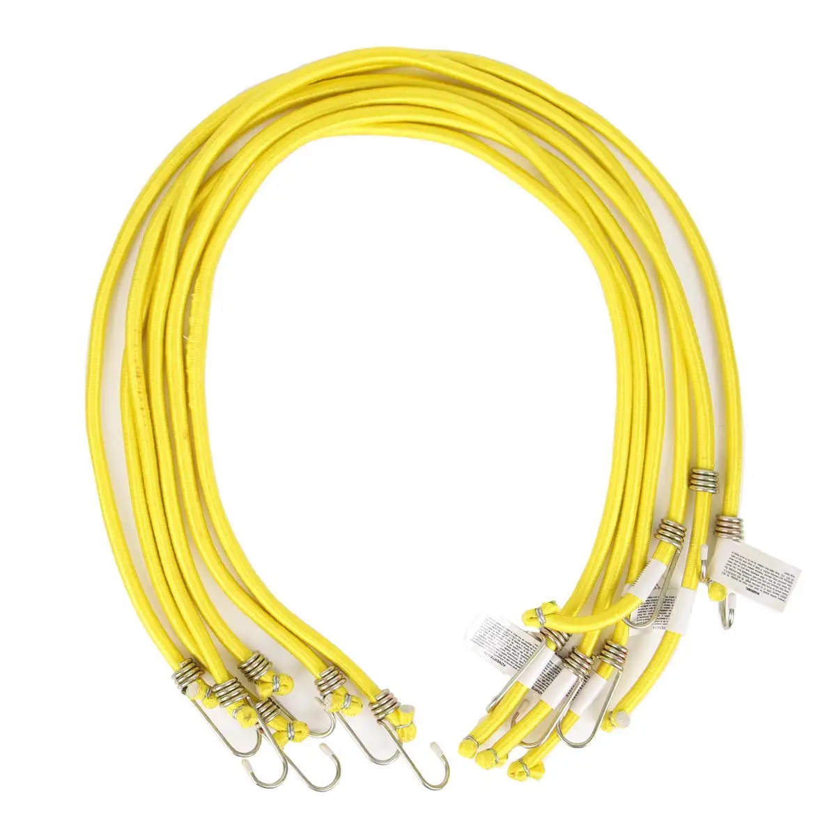 Лидер продаж 6 шт. 12 мм * 48 дюймов банджи-шнур со стальным крючком регулируемый эластичный банджи-Канат