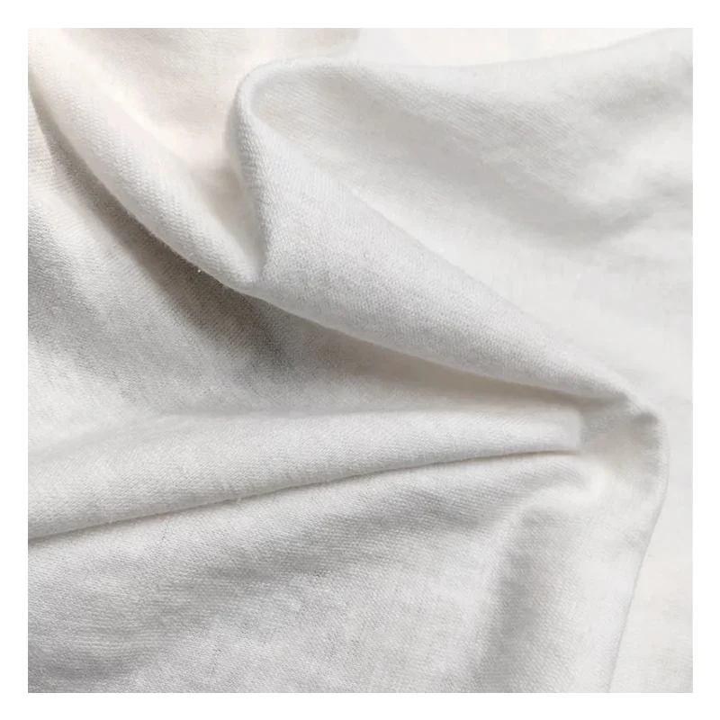 22015 Custom Color Breathable 55% Hemp 45% Organic Cotton Sweatshirts Jersey Knitted Single Jersey Fabric