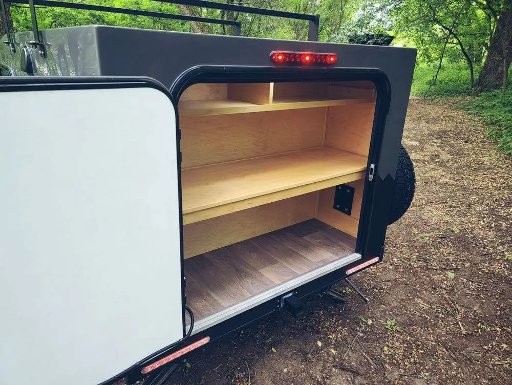 Australian Standards Lightweight camping camper trailer motorhome caravan with Shower Room kitchen electric power generation